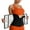 Z2-Silver, variant on KHONTS Women's Waist Trainer Corset with Zipper Sweat Waist Trimmer for Women Workout Belt Corset Shapewear Silver XL
