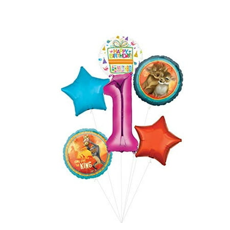 Lion King Party Supplies 1st Birthday Balloon Bouquet Decorations