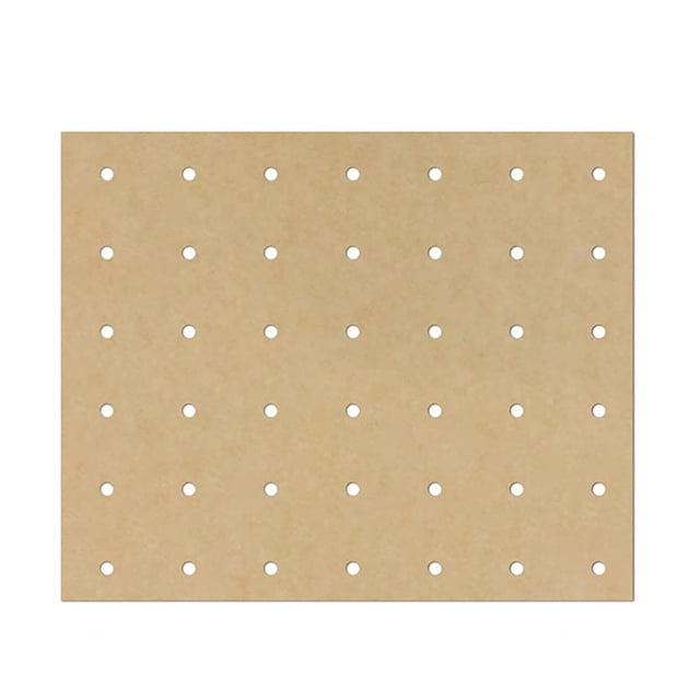 Liquidation! 100 Pcs Doublures de Friteuse en Papier Parchemin Perforé Carré pour Friteuse 11 X 9 Pouces Kaki