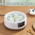 thumbnail image 4 of Bamboohart Yogurt Maker 36 Hour  36 hour yogurt maker with temperature control and timer  1.2L Stainless Steel Automatic Yogurt Maker Machine with Time Control and LCD Display for Home Us, 4 of 7