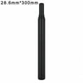thumbnail image 4 of MELIVO Bicycle Seatpost Tube 25.4 mm Thickened Iron Seat Post for Mountain Road City Bikes 300mm Length Black Replacement Pillar, 4 of 6