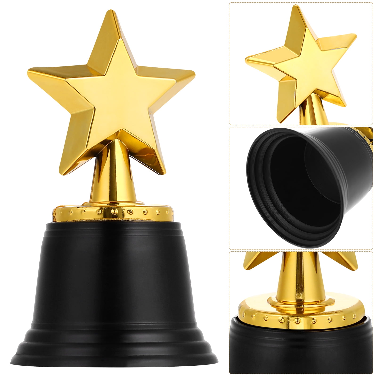 Unbranded Stars Trophy For Awards, Corporate Recognition, School Events & Parties