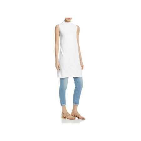 Eileen Fisher Silk Tunic - Eileen Fisher Womens Petites Tencel Sleeveless Tunic Top