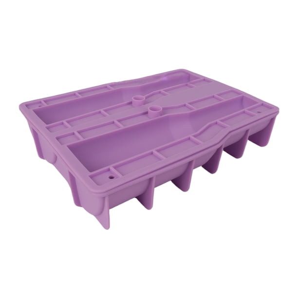 Advancent Bandeja de molde de hielo de silicona, conveniente, descongelación rápida en cinco segundos para descongelar el molde de hielo para Cocina y Comedor púrpura