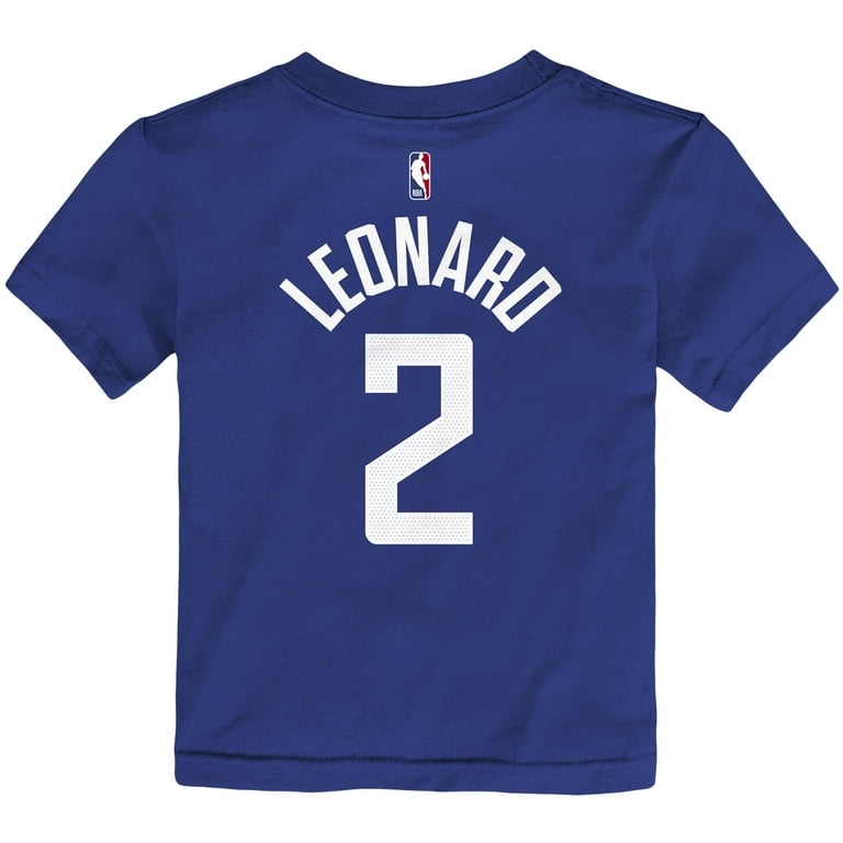 Toddler Nike Kawhi Leonard Blue LA Clippers Logo Name Number T