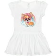 thumbnail image 3 of Inktastic Corgi Dog Lover Rainbow Girls Toddler Dress, 3 of 5