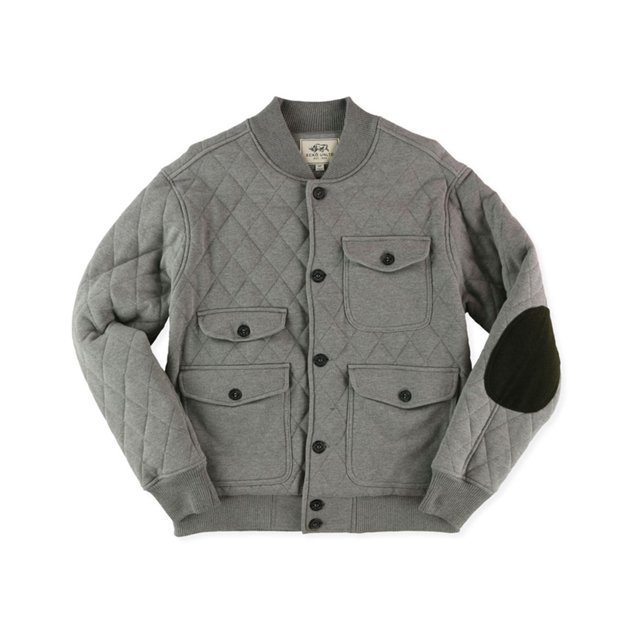 Chaqueta bomber Ecko Unltd forro polar acolchado hombre gris mediana