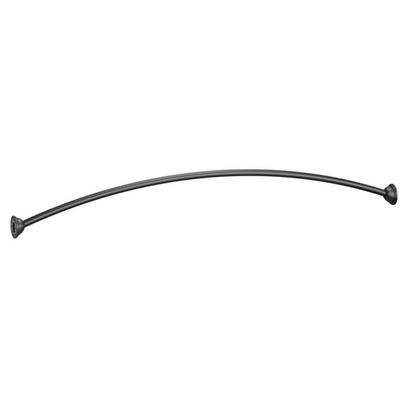 Moen Csr2165 5Ft. Fixed-Length Curved Shower Rod (Wholesale Packaging) - Black