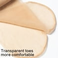 thumbnail image 4 of 5 Pairs Lightweight Breathable Ankle Socks Nonslip Top Super Thin Sheer Low Cut Boat Socks Nylon Stockings For Women, 4 of 8