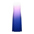thumbnail image 5 of FAIWAD Robes d'Été Grande Taille pour Femmes 2024 Sans Manches Décontractées Robe Maxi Dégradé Boho Plage Robe Débardeur, 5 of 5