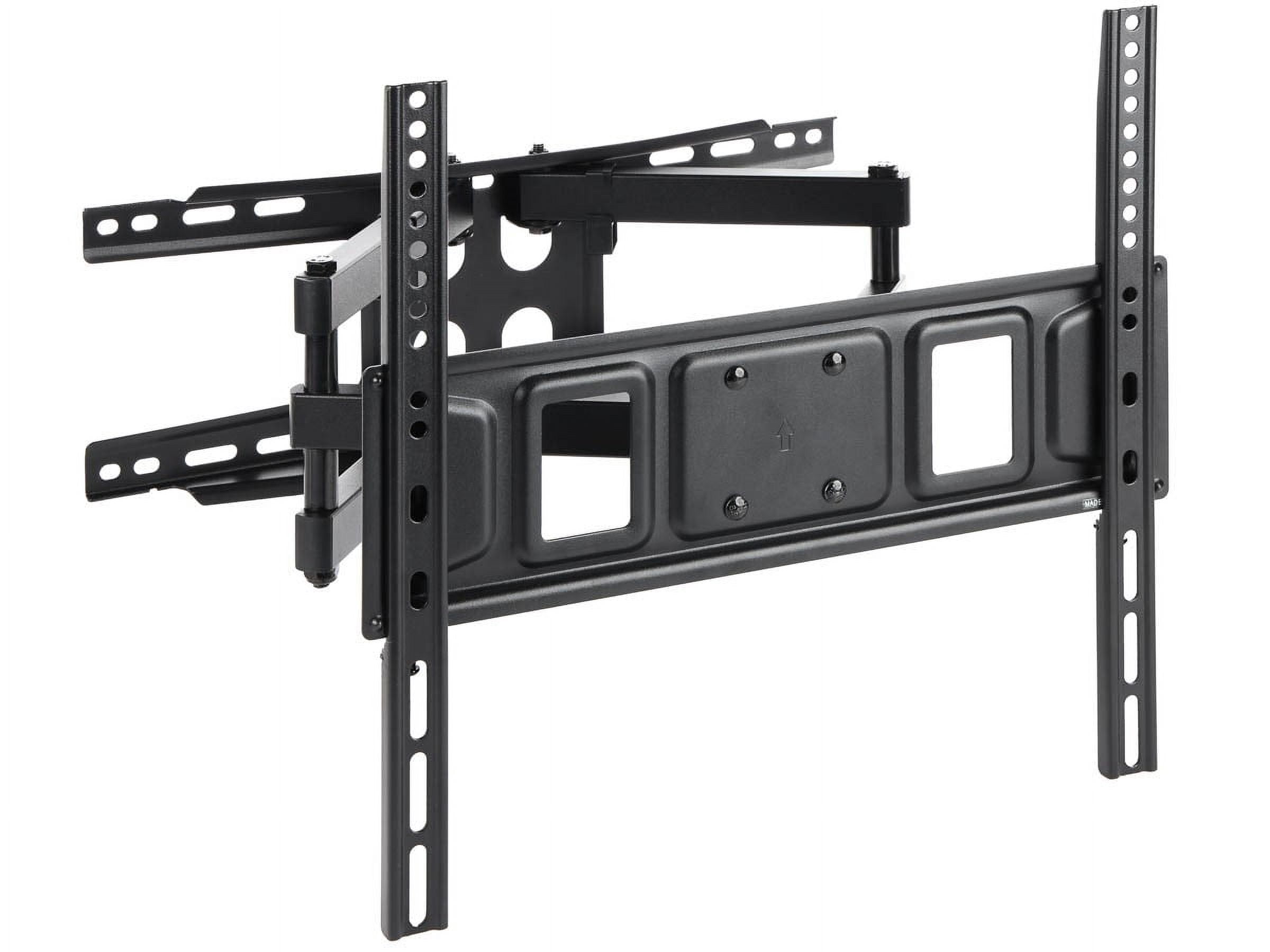 Monoprice Full-Motion Articulating TV Wall Mount Bracket For TVs 32in to 70in, Max Weight 88 lbs, Extension Range 2.4in to 18.4in, VESA Up to 400x400, Rotating, Fits Curved Screens - Commercial Series