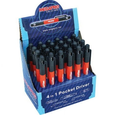 Megapro Multi-Bit Screwdriver, NumBits 2 6PDRIVER-CC-B