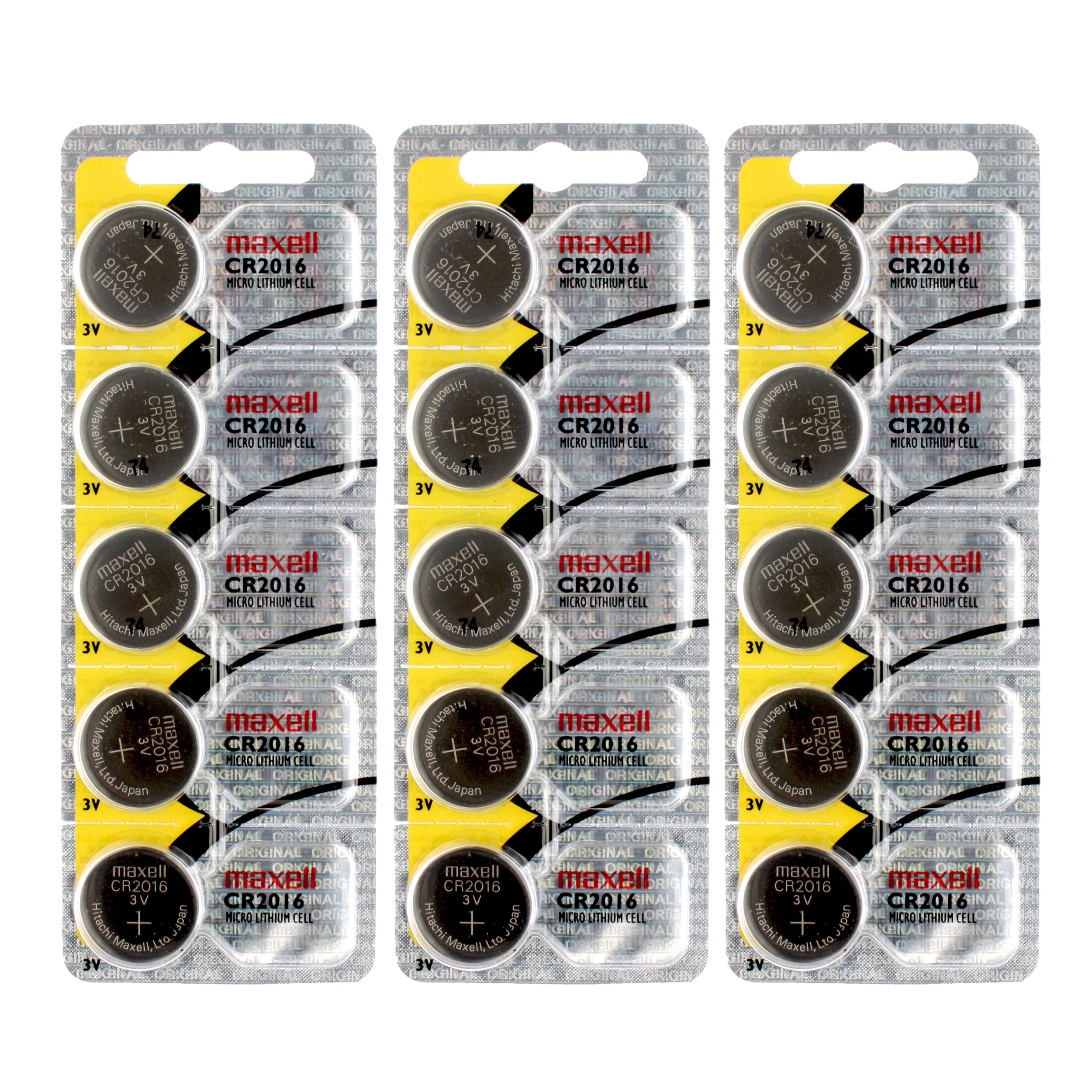 5 x Varta Lithium Batteries  CR2016  CR 2016 DL2016 KCR2016 