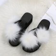 thumbnail image 5 of VerPetridure White Sandals Women Summer Women Thick Bottom Slope Heel Shoes Beach Sandals Roman Casual Slippers Flip Flops, 5 of 9