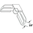 thumbnail image 2 of Window Frame Corner, 3/8 in., Bronze, 3/8 in. (20-pack), 2 of 2