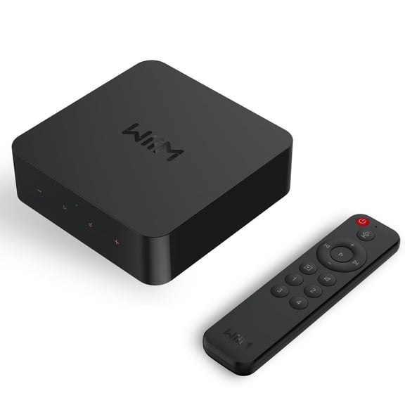 Receptor WiiM Pro Plus AirPlay 2, Google Cast Audio, transmisor multisala con DAC AKM premium, control remoto por voz, funciona con Alexa/Siri/Google, transmite audio de alta resolución desde Spotify,