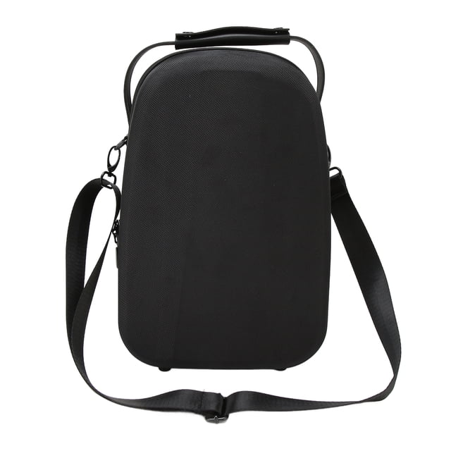 Hard Carrying Case, Hard Carrying Case Bag EVA Portable Safe Stylish Durable For VR For Data Line Black,Gray,Straw Mat Pattern