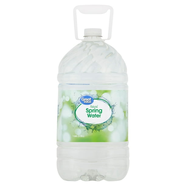 Great Value Natural Spring Water, 1 Gallon