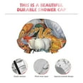 thumbnail image 5 of Balery Welcom Fall Shower Caps, Double Layer Waterproof Shower Cap, Double Layers Reusable Shower Cap With Soft Comfortable For Long Thick Hair Soft Bath Shower Hair Caps, 5 of 9