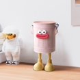 thumbnail image 1 of Pen Holders Cup With Foot Cute Desktop Pencil Storage Organizer With Handle Desk Small Bucket Pails For School Classroom Accessory, 1 of 8