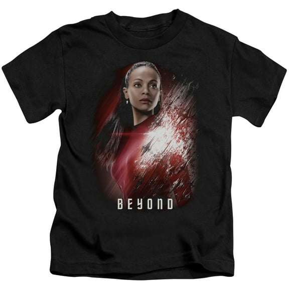 Star Trek Beyond Uhura Poster Youth 18/1 T-Shirt Black