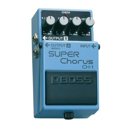 Boss CH-1 Super Chorus Stereo Pedal Effect Accessory for Guitar and