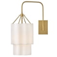 thumbnail image 3 of 47730LCB Hinkley Lighting Gwen - 12W 1 LED Large Wall Sconce-25.75 Inch Tall and 11.5 Inch Wide-Lacquered Brass Finish, 3 of 13