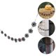 thumbnail image 5 of Spider Web Banner for Halloween Party Decor Black Felt, 5 of 5
