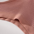 thumbnail image 4 of Lunuaoe Women's Sexy Ribbed Thong Panties, Seamless Low Waist T-Back, Breathable Yoga Sports Underwear, 4 of 7