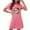 Hot Pink, variant on Miqool T Shirt Dresses for Women Summer Cute Graphic Print Dresses Casual Short Sleeve Loose Fit Lounge Shirt Dress Nightgowns