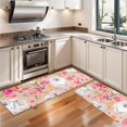 thumbnail image 3 of Kitchen Rugs Sets Of 2,Pomeranian Dogs and Pioneer Flower Anti Fatigue Kitchen Mat Rugs Non Slip Washable,Decorative Kitchen Floor Mats for Kitchen,Sink,Laundry,17"X47", 3 of 5