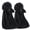 Black + Black, variant on Lohol 2-Pack Velvet Durag for Men and Women, Soft Wave Cap Hair Wrap, Breathable Dorag for Hair Waves