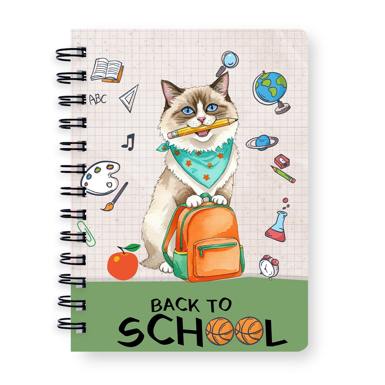 ゆっき☆ジャンクジャーナル雑記帳(お眠り猫ちゃん) 束帳　16冊 JYPS Cat Diary, Lockable Plush Journal with Keys, Squishy Toys