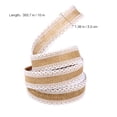 thumbnail image 2 of SHISUYAN LEORX 10M Hessian Jute Lace Craft Ribbon for DIY Crafts Home Wedding Decoration, 2 of 8