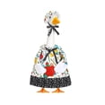 thumbnail image 3 of Back to School Porch Goose Outfits Set for Statue Lawn Porch Goose Clothes with Schoolbag for Patio Decor, 3 of 9