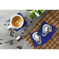 thumbnail image 3 of Carolines Treasures MW1047FC Oyster One Shell Foam Coaster Set of 4 3 1/2 x 3 1/2 multicolor, 3 of 3