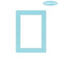 thumbnail image 2 of Aqua Blue Acid Free 28x40 Picture Frame Mats with White Core Bevel Cut for 24x36 Pictures - Fits, 2 of 4
