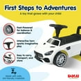 thumbnail image 5 of DOLU Ride-On Car for Toddlers, Foot-Powered Push Toy with Horn for 12 Months & Up, White, 5 of 9