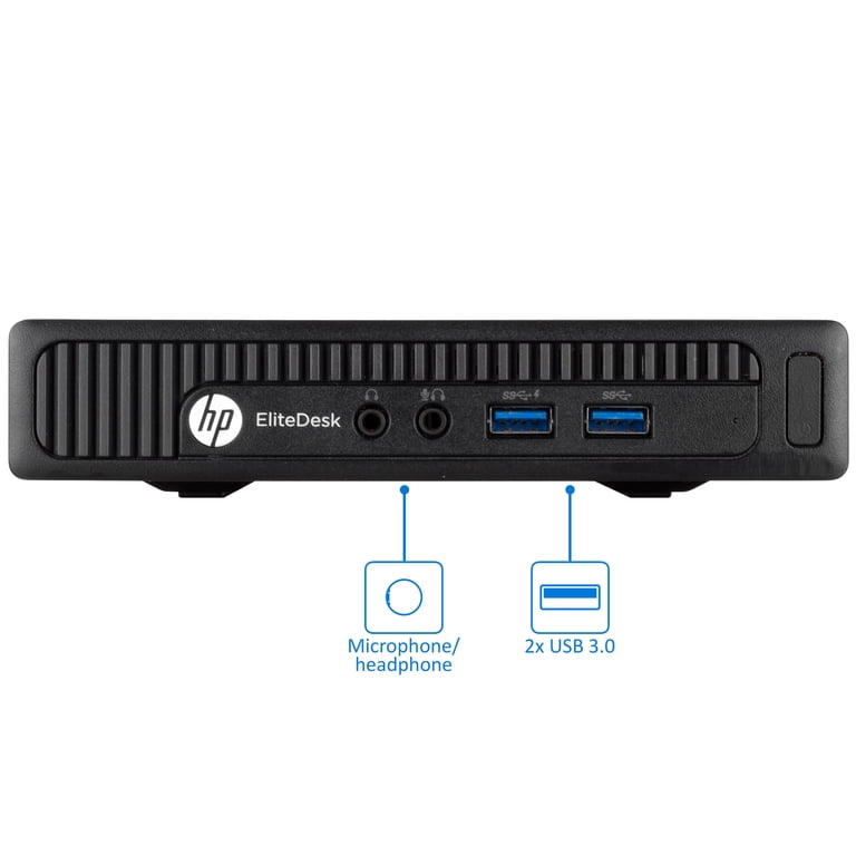 HP EliteDesk 800 G1 Mini Desktop, Intel Quad-Core i5, 3.0GHz, 8GB 