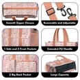 thumbnail image 3 of Teacher Tote Bag,Ballerina Unicorn Princess Pattern Teacher Utility Tote Bag,Large Work Tote Bags for Women with Multiple Pockets,Top Zipper Closure,13.8x10.6x6.7 Inch, 3 of 5