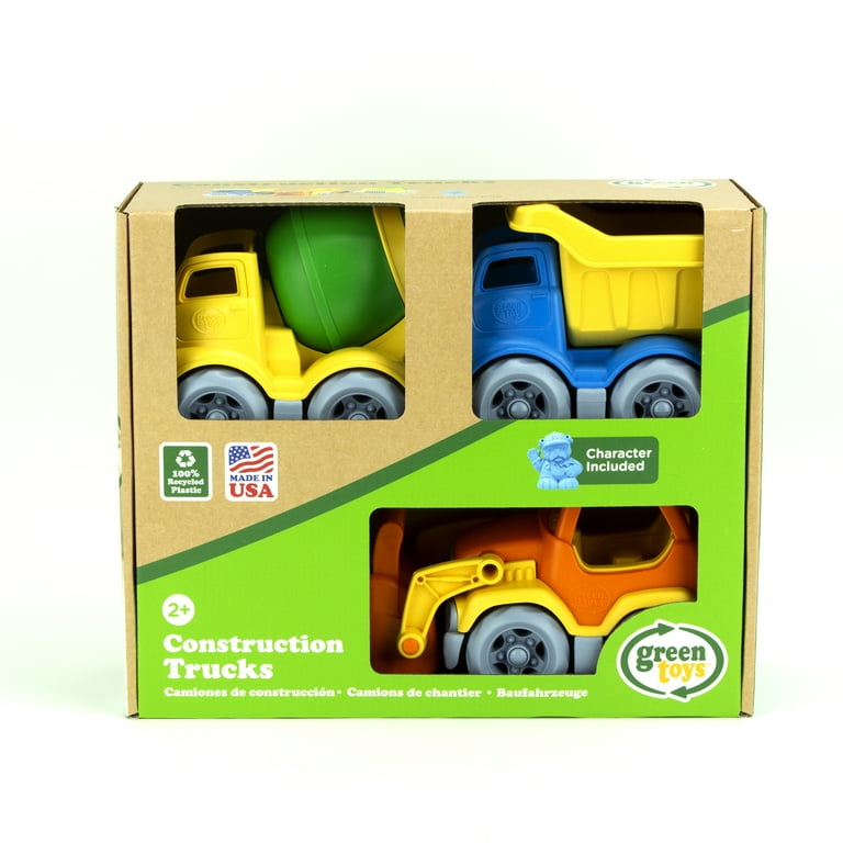 Green Toys Construction Truck Set 100 Recycled Plastic