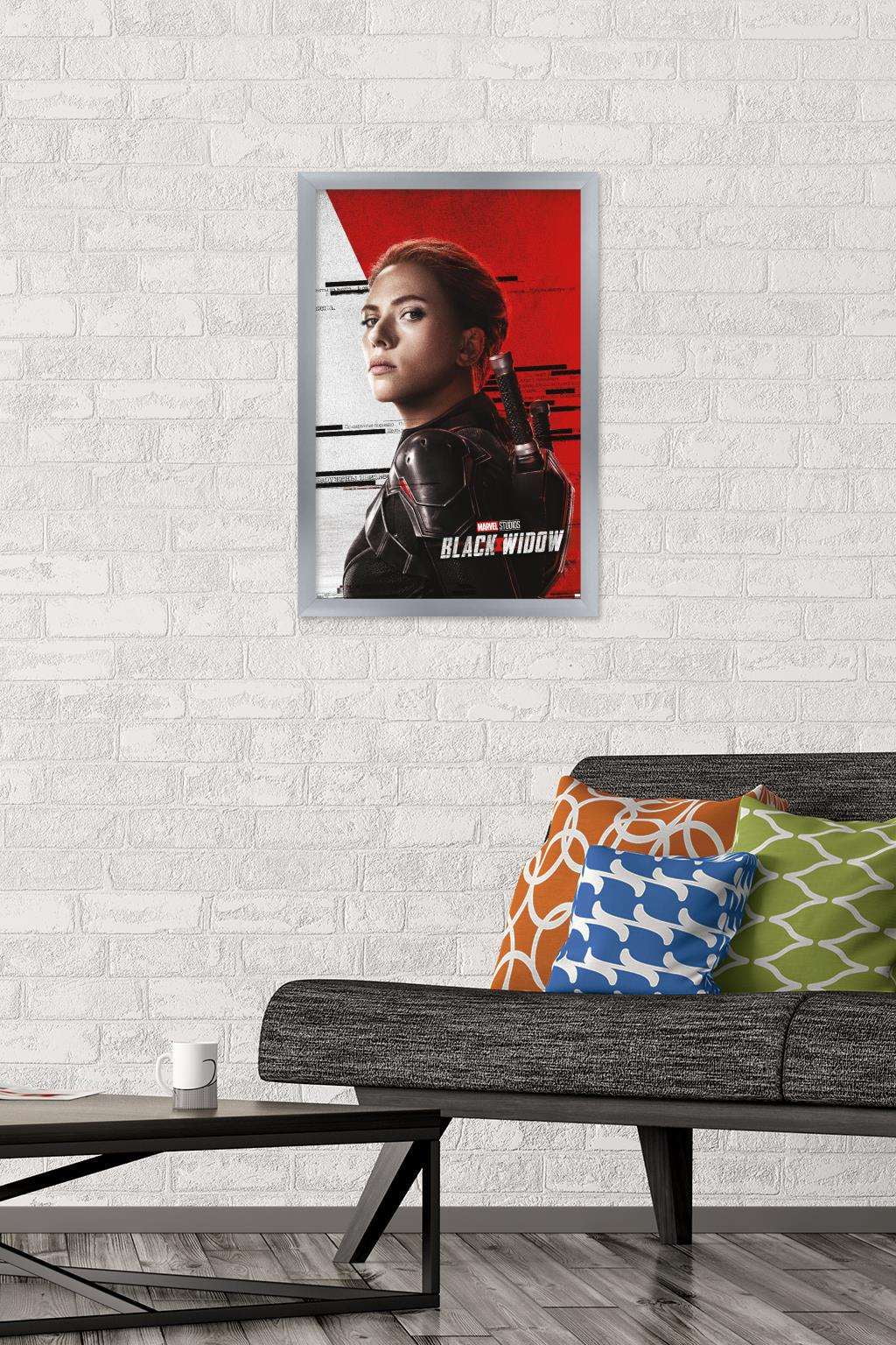 Marvel Cinematic Universe - Black Widow - Pose Wall Poster, 14.725" x 22.375", Framed