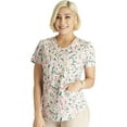 thumbnail image 4 of Cherokee Prints Women Medical Scrubs Top V-Neck Print CK637, 4 of 5