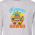 thumbnail image 4 of Inktastic Kauai Hawaii Vacation Tiki Long Sleeve Youth T-Shirt, 4 of 5