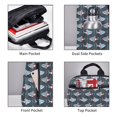 thumbnail image 3 of Balery Shark Wearing Swim Ring Mochila ligera para hombre y mujer: duradera e impermeable, ideal para la escuela, el trabajo, viajes y uso diario., 3 of 7