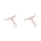 thumbnail image 2 of Inteprter Cepillo de limpieza Limpiaparabrisas Herramienta de limpieza Mano de obra fina Multifuncional Práctico ABS Depurador de pared de goma Rosa 2piezas, 2 of 6