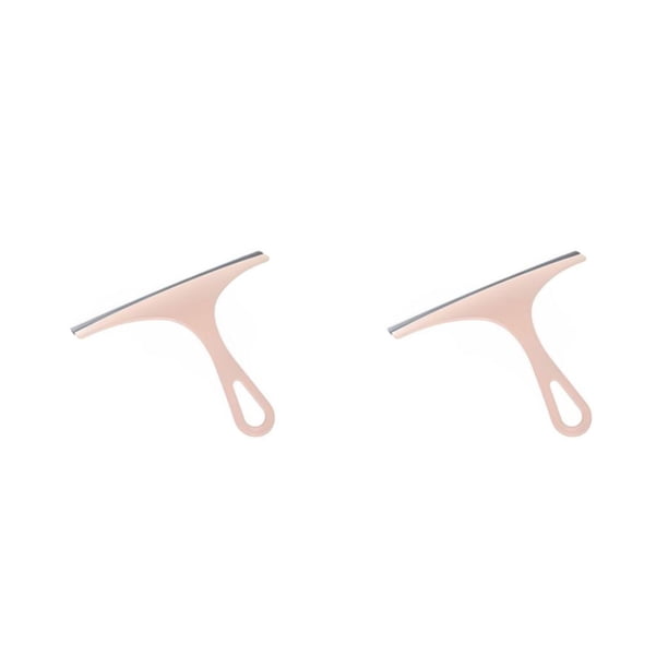 Yuarrent Cepillo de limpieza, limpiaparabrisas, herramienta de limpieza, mano de obra fina, tamaño compacto, accesorios prácticos para el Rosa 2piezas