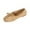 Beige, variant on KEGIRLOM Women's Fashionable Casual Versatile Plus Size Breathable Loafers Solid Color Front Laces Round Toe Closed Toe Lace-Up Flat Soft Sole Shoes Khaki 5.5