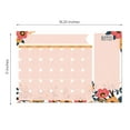 thumbnail image 3 of Modern Floral Sticky Note Desk Calendar / 16.25" x 11" Repositionable Fill-In Calendar / Large Undated Wall Calendar, 3 of 6