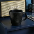 thumbnail image 4 of Stone Lain Olivia Stoneware Mug Replacement Set, Black with Embossed Basket Weave, 4 of 5